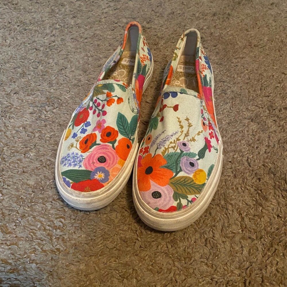 Womens Keds with Flower Pattern